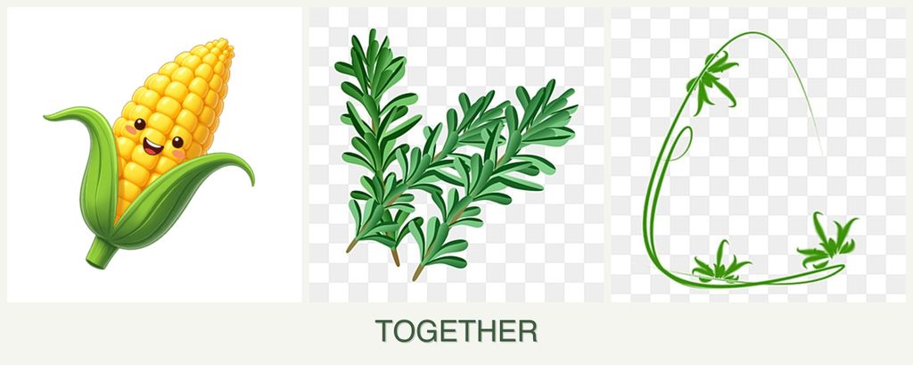 Can you plant corn, rosemary and tarragon together?