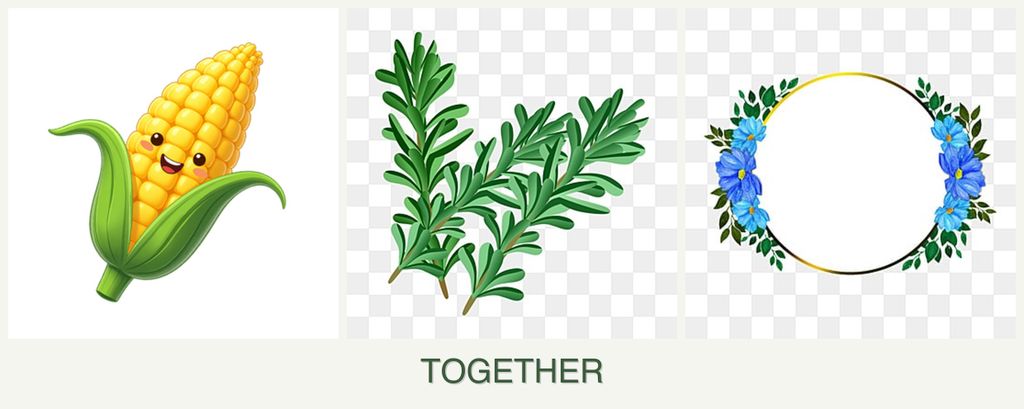 Can you plant corn, rosemary and zinnias together?