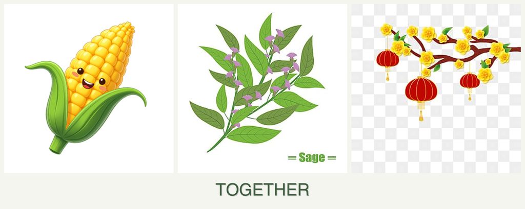 Can you plant corn, sage and apricots together?
