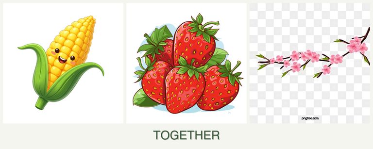 Can you plant corn, strawberries and peaches together?