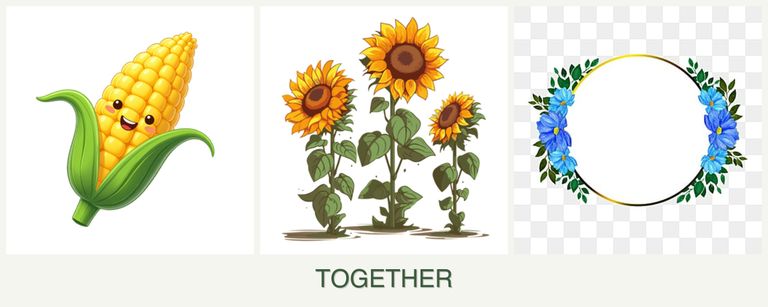 Can you plant corn, sunflowers and zinnias together?