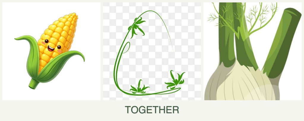 Can you plant corn, tarragon and fennel together?