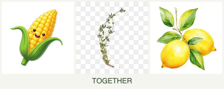 Can you plant corn, thyme and lemons together?