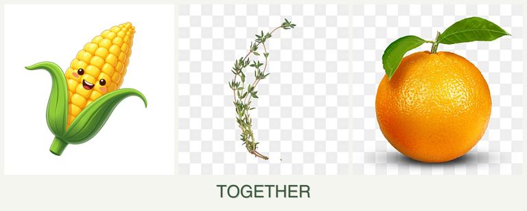Can you plant corn, thyme and oranges together?