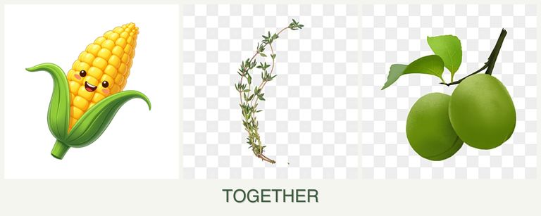 Can you plant corn, thyme and plums together?