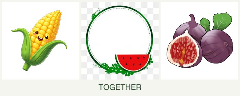Can you plant corn, watermelons and figs together?