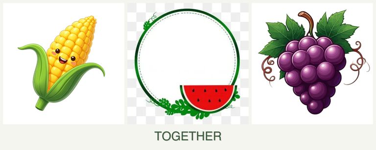 Can you plant corn, watermelons and grapes together?