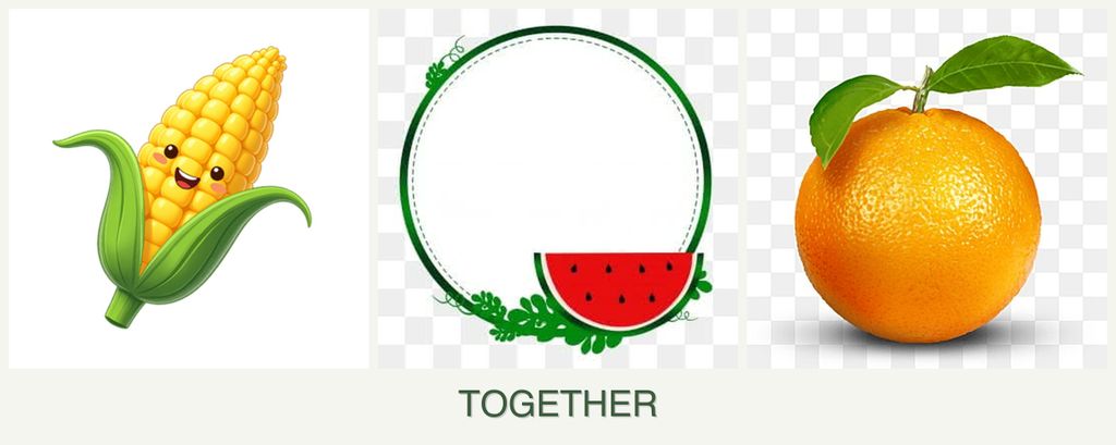 Can you plant corn, watermelons and oranges together?