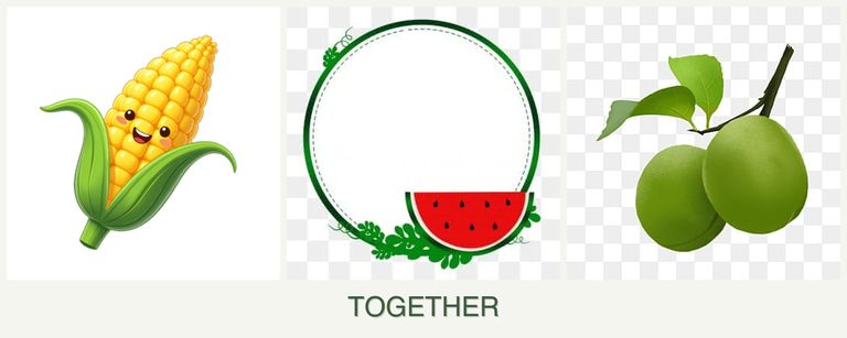 Can you plant corn, watermelons and plums together?