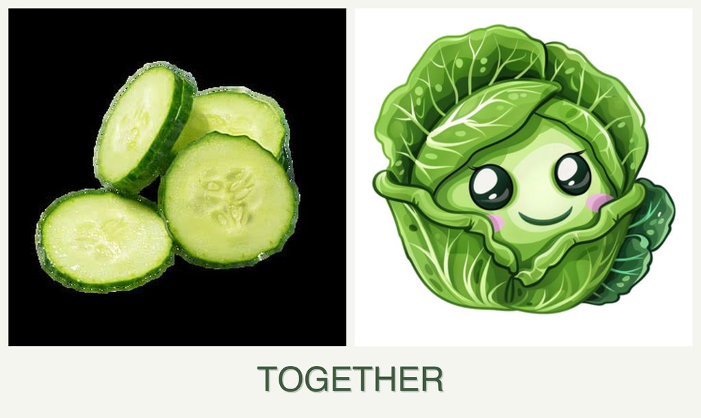 Can you plant cucumbers and cabbage together?