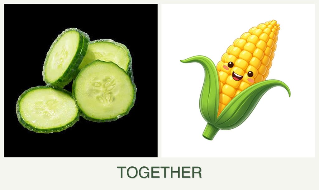 Can you plant cucumbers and corn together?