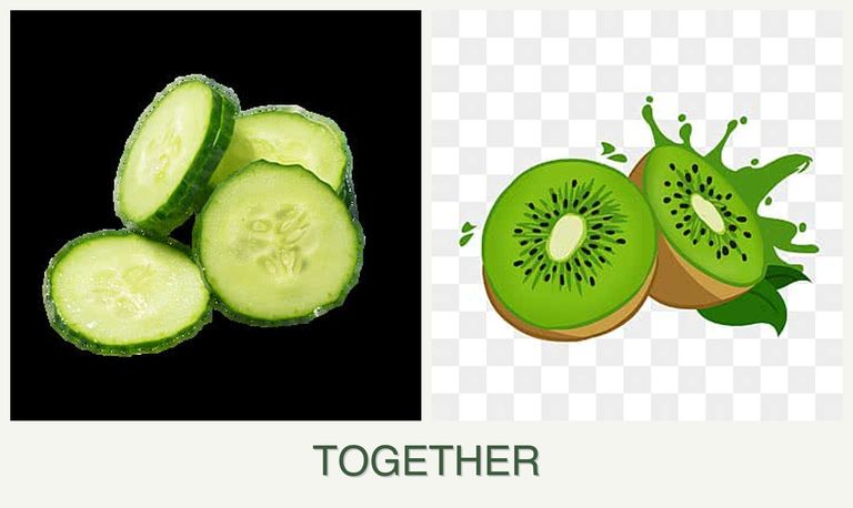 Can you plant cucumbers and kiwi together?
