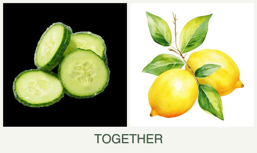 Can you plant cucumbers and lemons together?