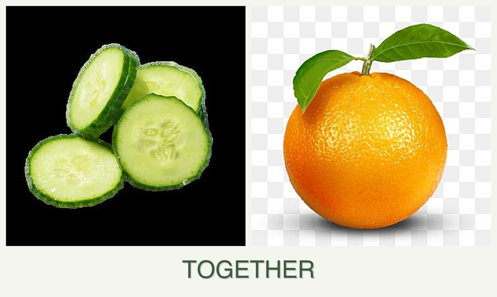 Can you plant cucumbers and oranges together?