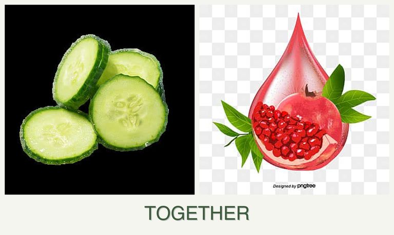 Can you plant cucumbers and pomegranates together?