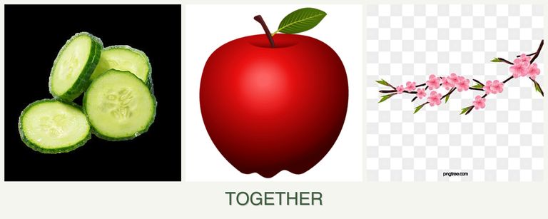 Can you plant cucumbers, apples and peaches together?