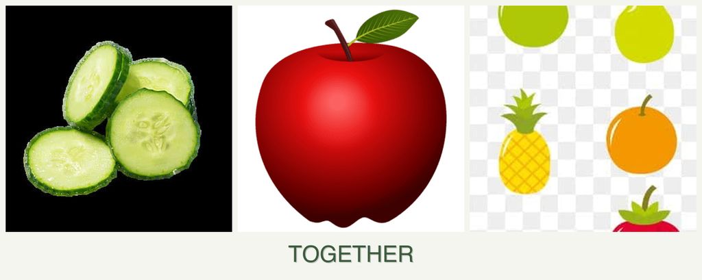 Can you plant cucumbers, apples and pears together?