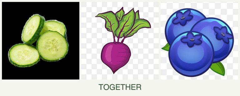 Can you plant cucumbers, beets and blueberries together?