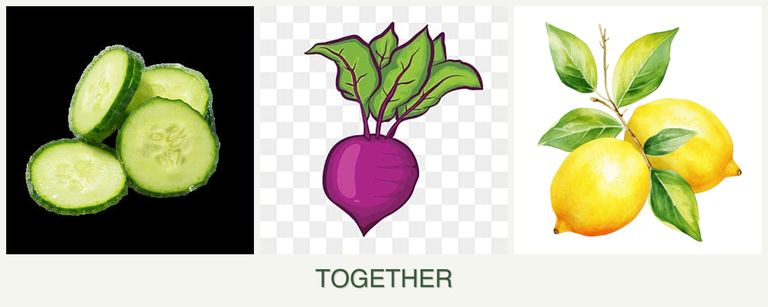 Can you plant cucumbers, beets and lemons together?