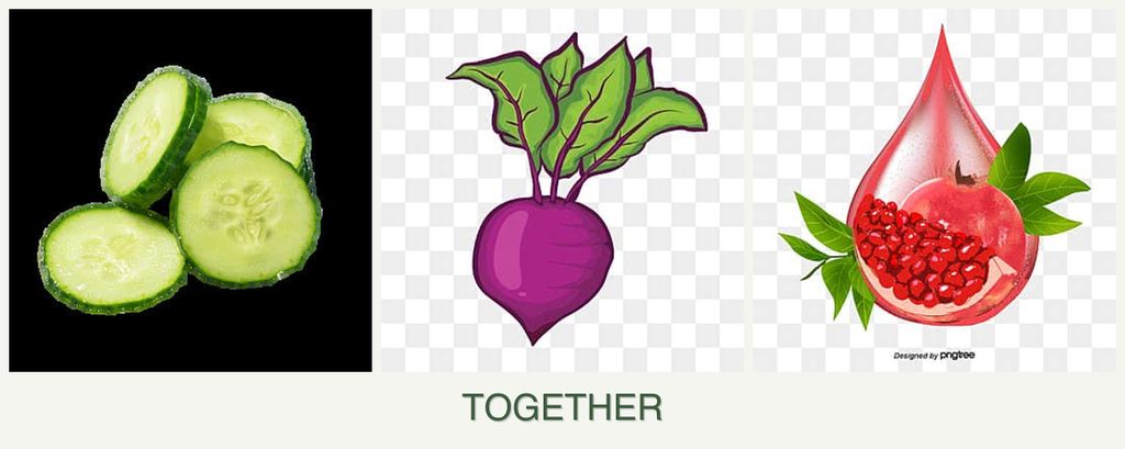 Can you plant cucumbers, beets and pomegranates together?
