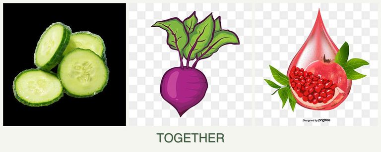 Can you plant cucumbers, beets and pomegranates together?