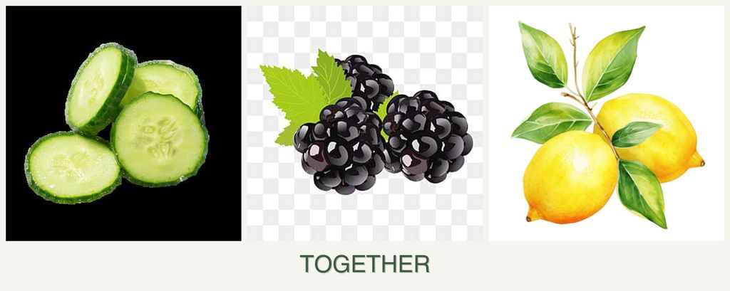 Can you plant cucumbers, blackberries and lemons together?