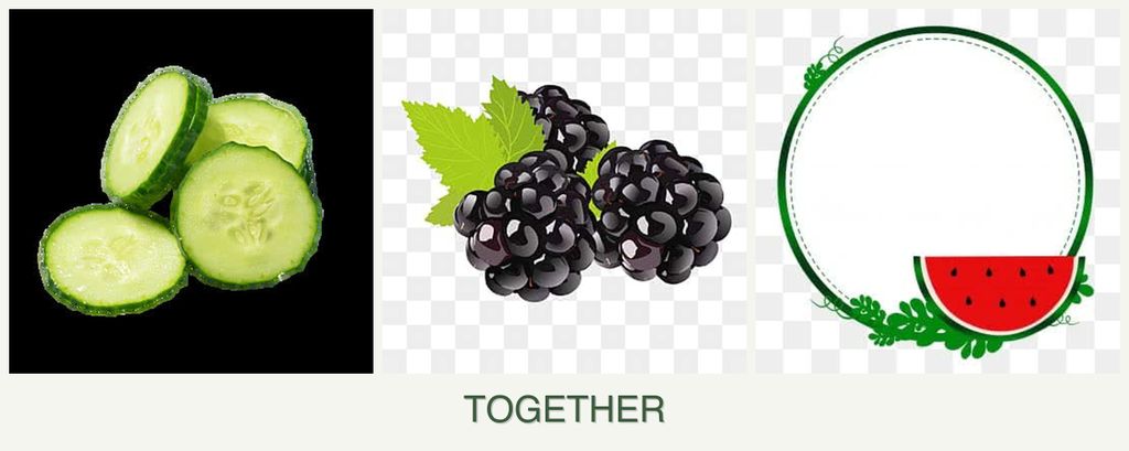Can you plant cucumbers, blackberries and watermelons together?