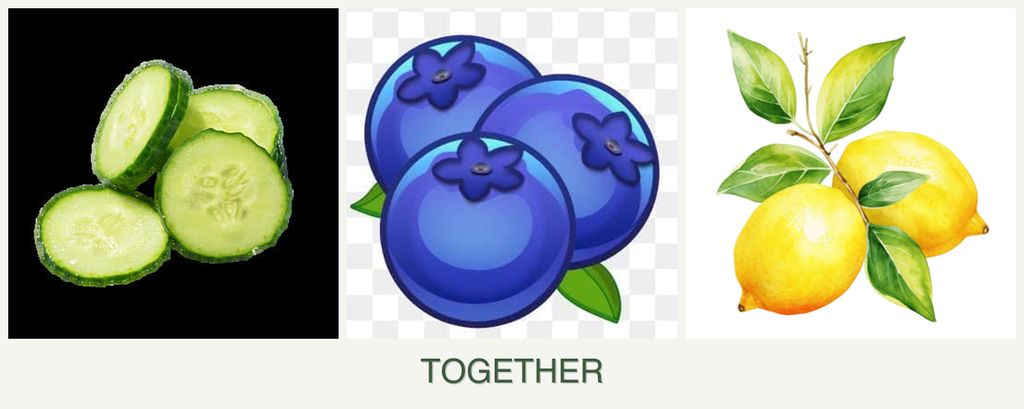 Can you plant cucumbers, blueberries and lemons together?