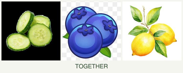 Can you plant cucumbers, blueberries and lemons together?