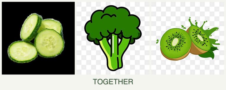 Can you plant cucumbers, broccoli and kiwi together?