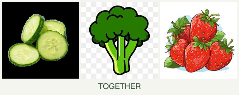 Can you plant cucumbers, broccoli and strawberries together?