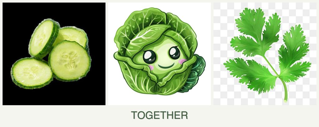 Can you plant cucumbers, cabbage and parsley together?