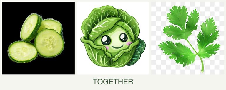 Can you plant cucumbers, cabbage and parsley together?