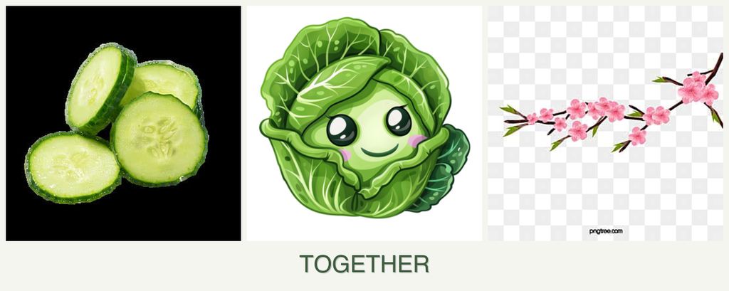 Can you plant cucumbers, cabbage and peaches together?