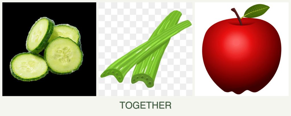 Can you plant cucumbers, celery and apples together?