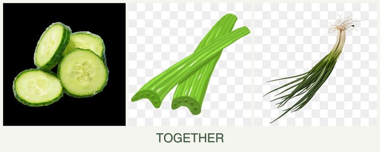 Can you plant cucumbers, celery and chives together?