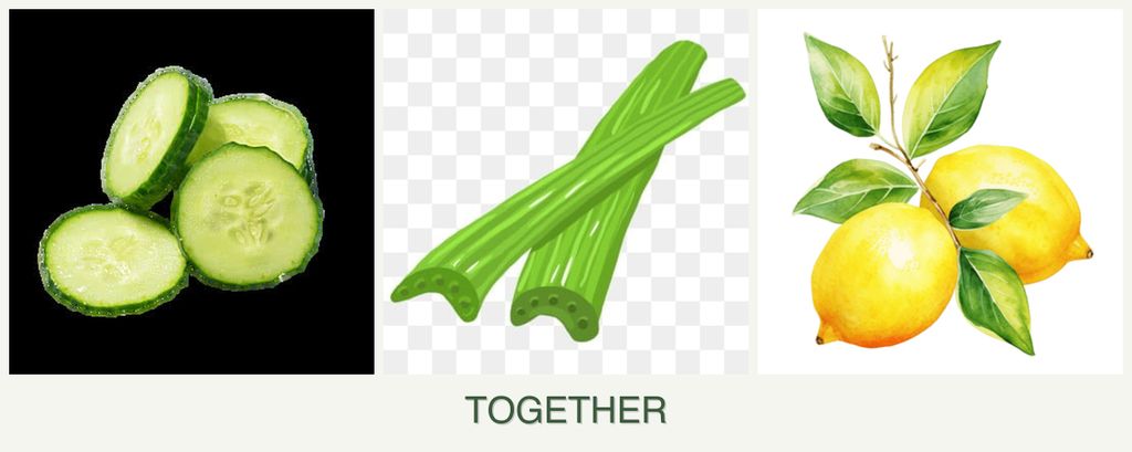 Can you plant cucumbers, celery and lemons together?