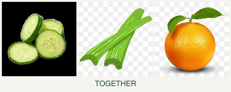Can you plant cucumbers, celery and oranges together?