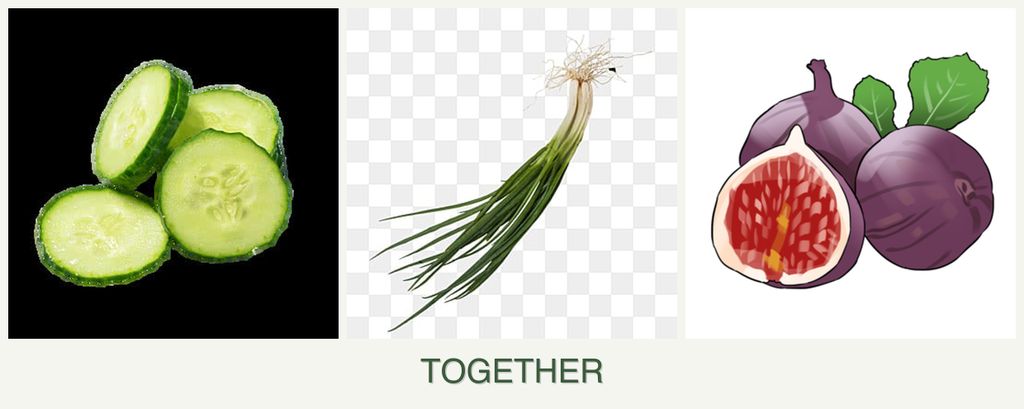 Can you plant cucumbers, chives and figs together?