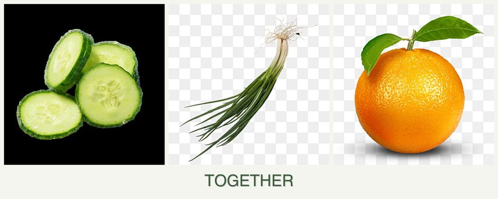 Can you plant cucumbers, chives and oranges together?