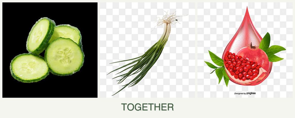 Can you plant cucumbers, chives and pomegranates together?