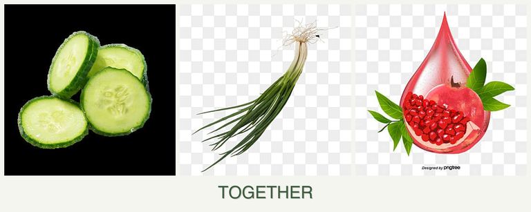 Can you plant cucumbers, chives and pomegranates together?