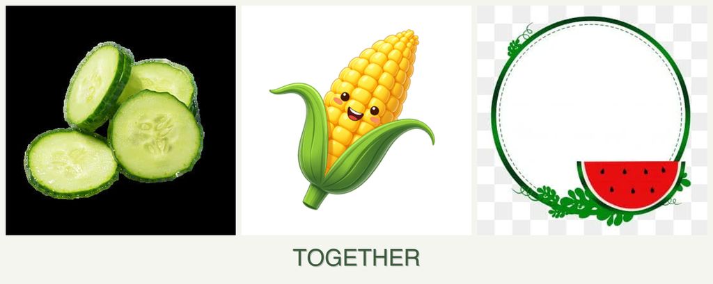 Can you plant cucumbers, corn and watermelons together?