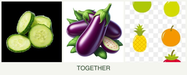 Can you plant cucumbers, eggplant and pears together?