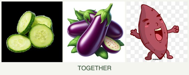 Can you plant cucumbers, eggplant and sweet potatoes together?