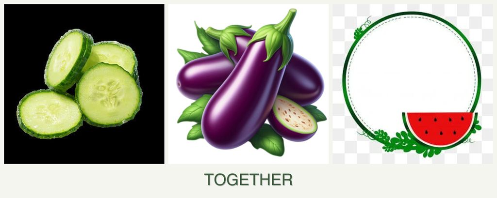 Can you plant cucumbers, eggplant and watermelons together?