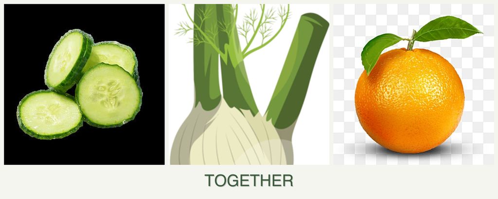 Can you plant cucumbers, fennel and oranges together?