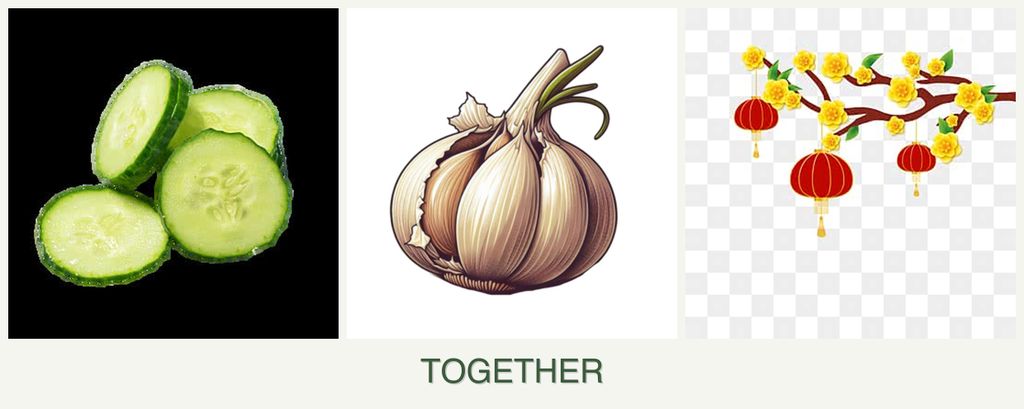 Can you plant cucumbers, garlic and apricots together?