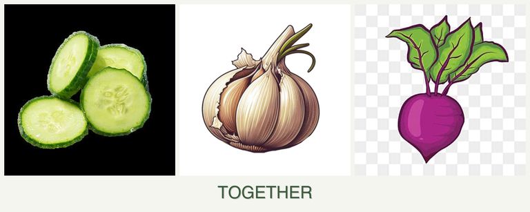 Can you plant cucumbers, garlic and beets together?