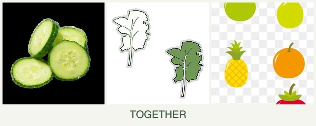 Can you plant cucumbers, kale and pears together?